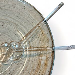 TOSCANY Collection, Hong Kong, Retro Mod Lucite Salad serving Fork/Spoon…